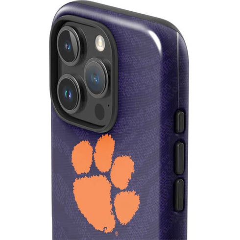 Clemson University Paw Logo iPhone 16 Pro Max Impact Case
